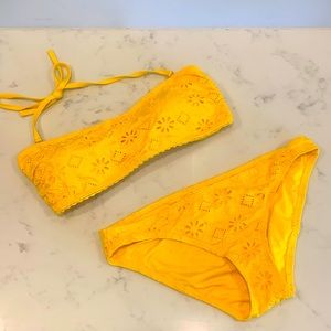 Kate Spade bandeau bikini - like new!